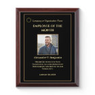 Employee Of The Month Photo Logo Gold Personalize