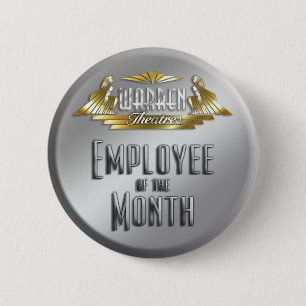 Employee of the Month Pinback Button