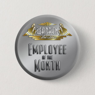 Employee of the Month Pinback Button