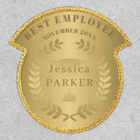 Employee of the month recognition award badge