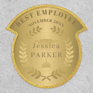 Employee of the month recognition award badge