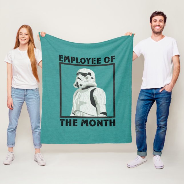 Employee of the Month - Stormtrooper Fleece Blanket (In Situ)