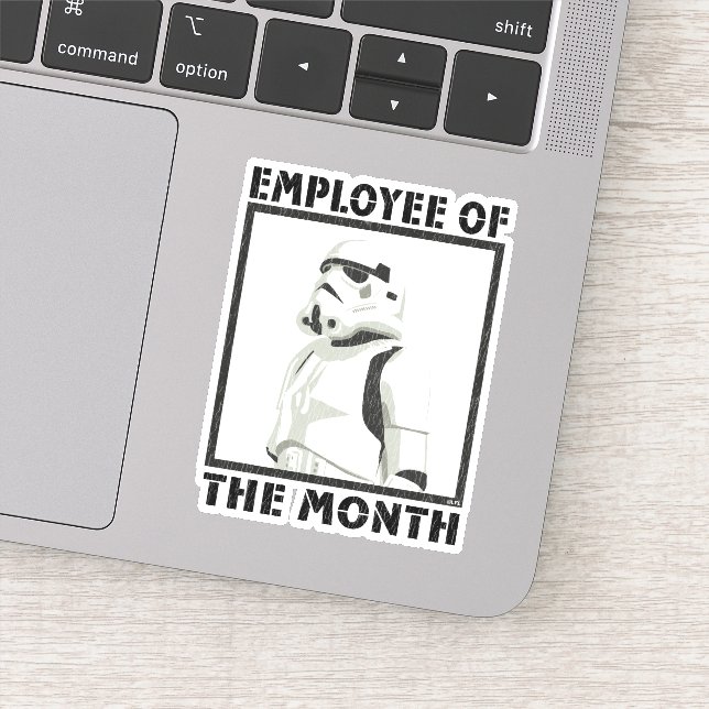 Employee of the Month - Stormtrooper Sticker (Detail)