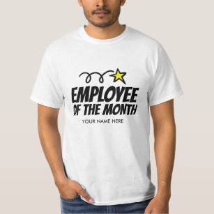 Employee of the month t shirt for best co worker