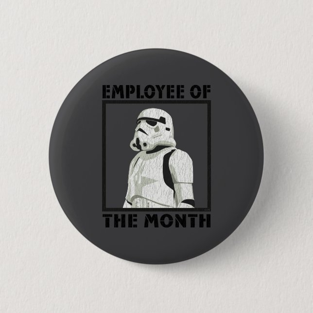 Employee Of The Month Trooper  Button (Front)