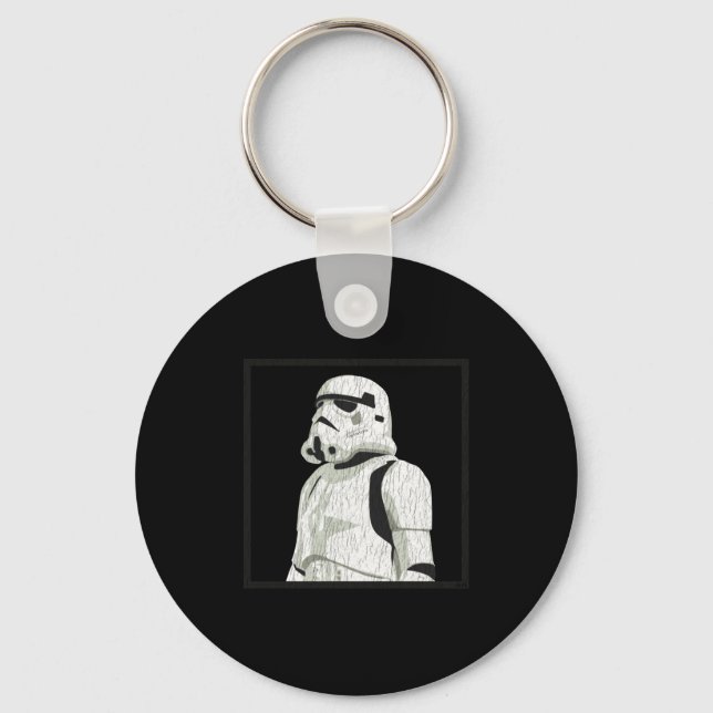 Employee Of The Month Trooper  Keychain (Front)