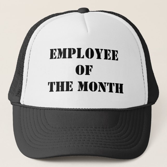 EMPLOYEE OF  THE MONTH TRUCKER HAT (Front)