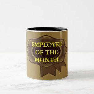 Employee Of The Month Two-Tone Coffee Mug