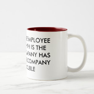 EMPLOYEE OF THE MONTH Two-Tone COFFEE MUG