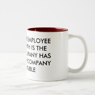EMPLOYEE OF THE MONTH Two-Tone COFFEE MUG