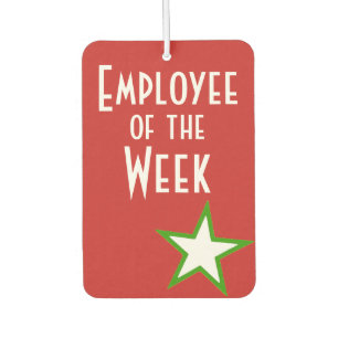 Employee of the Week Award Car Air Freshener