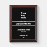 employee of the year plaque