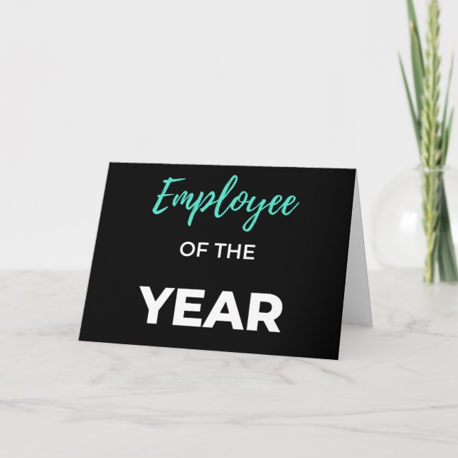 Employee Of The Year Card (Front)