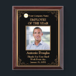 Employee of the Year custom Photo | Golden frames  Award Plaque<br><div class="desc">The employee of the Month custom Photo | Golden frames Award Plaque</div>