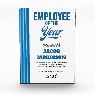Employee of the Year Custom Recognition Acrylic Award