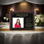 Employee Of The Year Photo Business Company  Award Plaque<br><div class="desc">Employee Of The Year Photo Business Company Award Plaque for your employees at your company or organization. Replace with your information,  logo or symbol and photograph.  Great to give during Award ceremonies or just to thank your employees or volunteers for their service.</div>