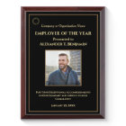 Employee Of The Year Photo Logo Gold Personalize