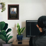 Employee Of The Year Photo Logo Gold Personalize  Award Plaque<br><div class="desc">Employee Of The Year Photo Logo Gold Personalize Awards Plaque for your employees or volunteers in your company. Replace with your information and photograph. Great to use for Award ceremonies or just to thank someone for their service. Your can make it a gift for that special person in your life....</div>