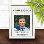 Employee of the Year Photo Template  Acrylic Award<br><div class="desc">Person of the year award keepsake plaque to recognize that special person at your school,  company,  hospital or organization.</div>
