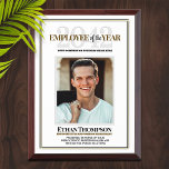 Employee of the Year Photo Template  Award Plaque<br><div class="desc">Person of the year award keepsake plaque to recognize that special person at your school,  company,  hospital or organization.</div>