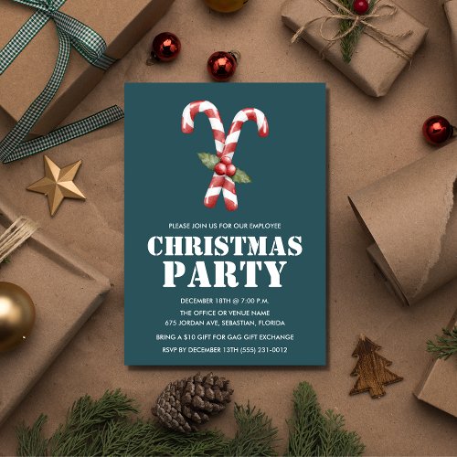 Employee Office Christmas Party Invitation