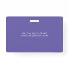 Employee Office ID | Purple Logo Photo