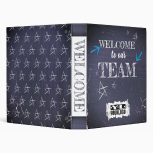 Employee orientation onboarding training welcome 3 ring binder