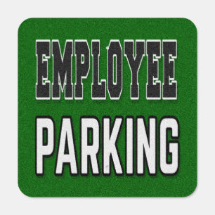 Employee Parking Metal Sign
