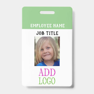 Employee Pass - Photo pass- Name ID Badge