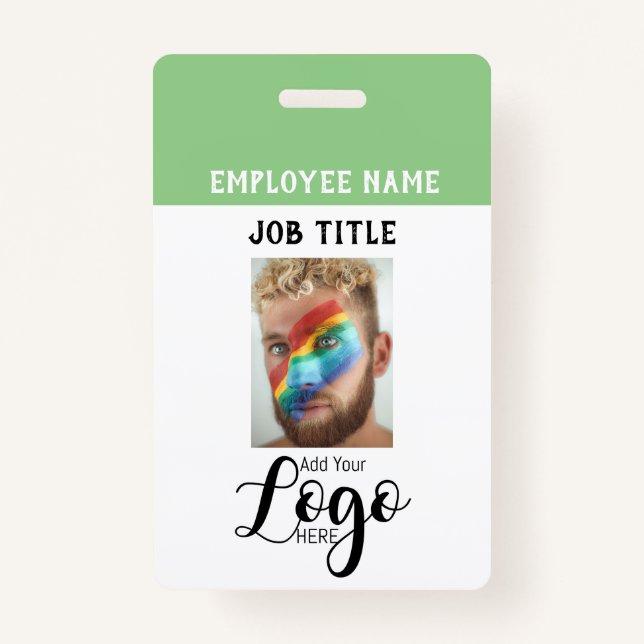 Employee Pass - Photo pass-  Name ID Badge (Front)