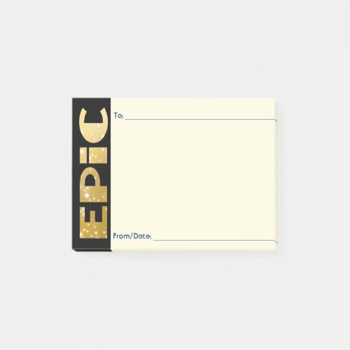 Employee peer recognition kudos customized post_it notes