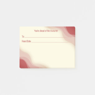 Employee peer recognition kudos customized post-it notes