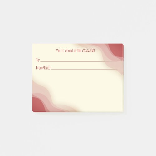 Employee peer recognition kudos customized post_it notes