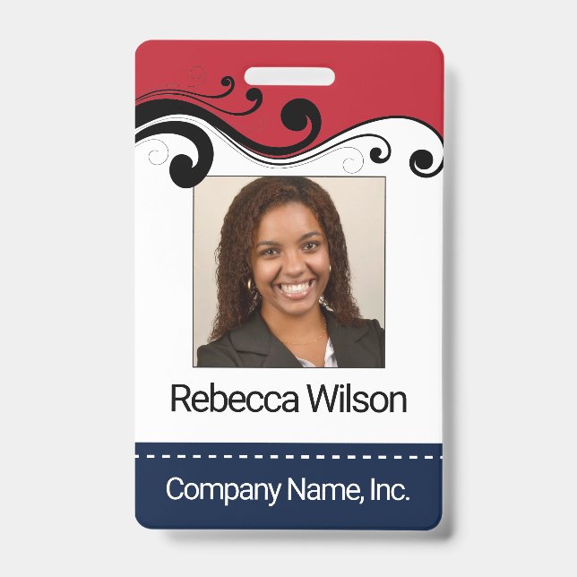 Employee Photo Badge (Front)