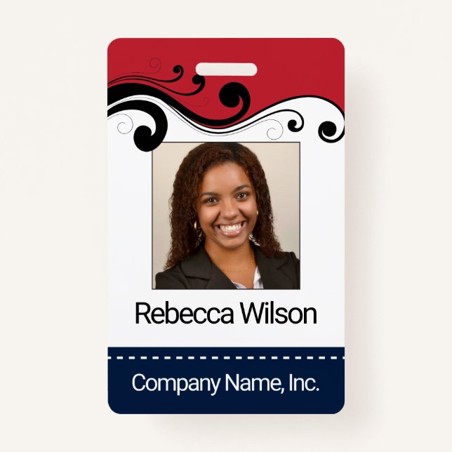 Employee Photo Badge (Front)