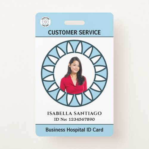 Employee Photo Business Hospital ID Card Custom  Badge