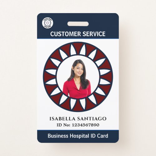 Employee Photo Business Hospital ID Card Custom   Badge