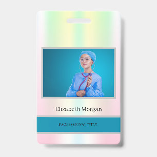 Employee Photo Holographic Badge