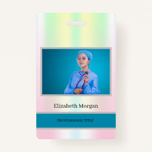 Employee Photo Holographic Badge
