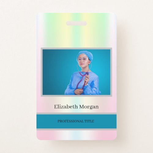 Employee Photo Holographic Badge