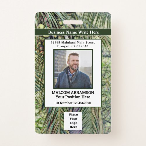  Employee Photo ID Card Business Corporate Custom Badge
