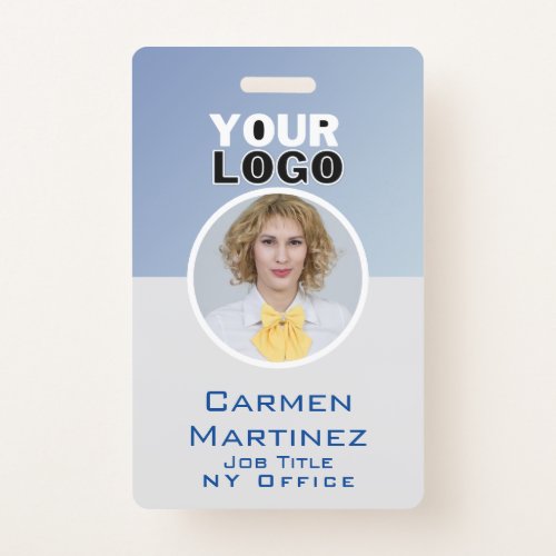 Employee Photo ID Company Security Bar Code Badge