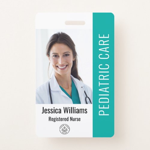 Employee Photo ID With Custom Details Badge