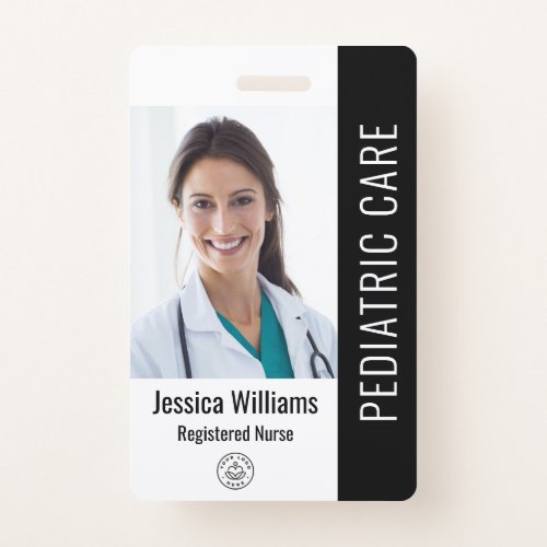 Employee Photo ID With Custom Details  Badge