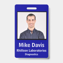 Employee Photo ID with custom details