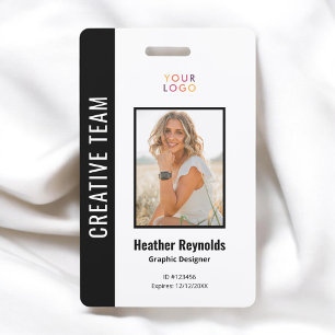 Employee Photo Logo Black Badge