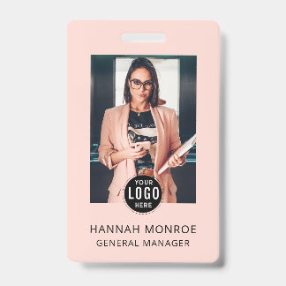 Employee Photo Logo ID Company Badge