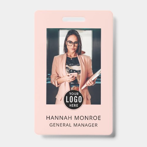 Employee Photo Logo ID Company Badge