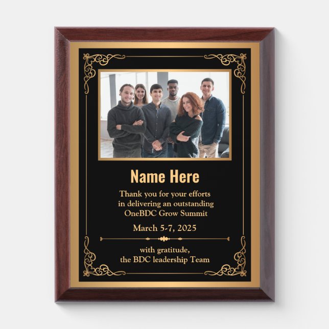 Employee Recognition Award Custom Appreciation (Vertical)