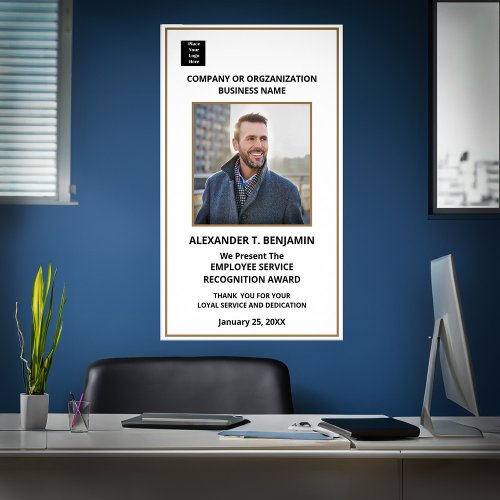 Employee Recognition Awards Logo Personalize  Poster